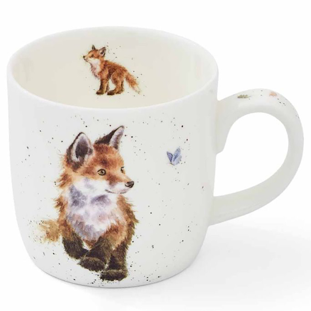 Wrendale Mug Born To Be Wild Fox Fine Bone China