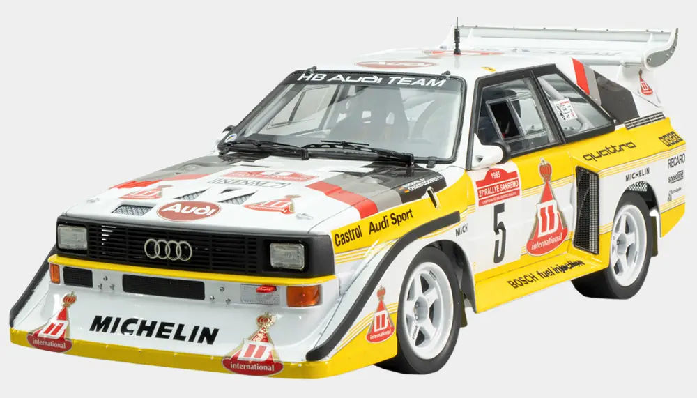 Beemax Audi Sport Quattro S1 [E2] Rally Car Model Kit Scale 1:24 ...