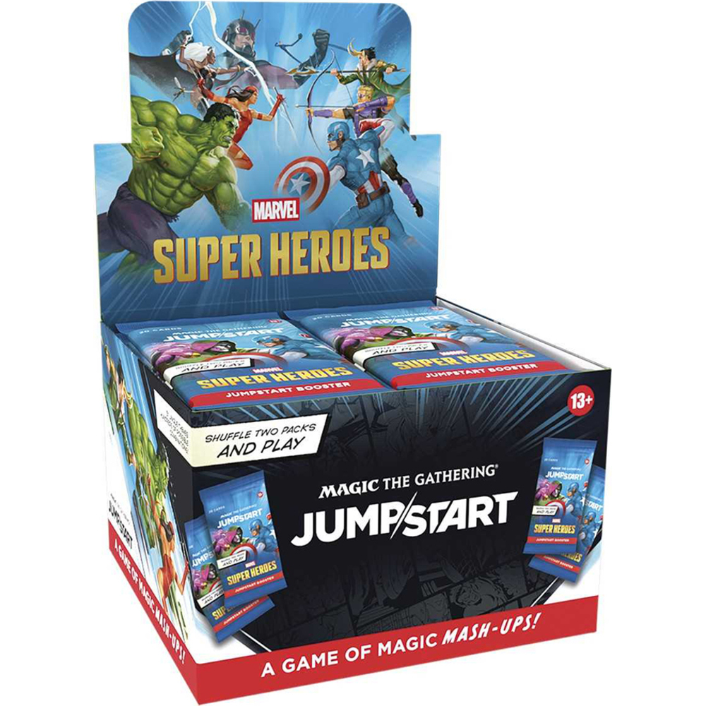 Magic: The Gathering Marvel Super Heroes Jumpstart Booster Box Game Set